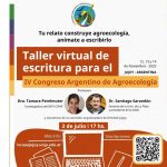 ✍️ Taller virtual de escritura para el IV Congreso Argentino de Agroecología